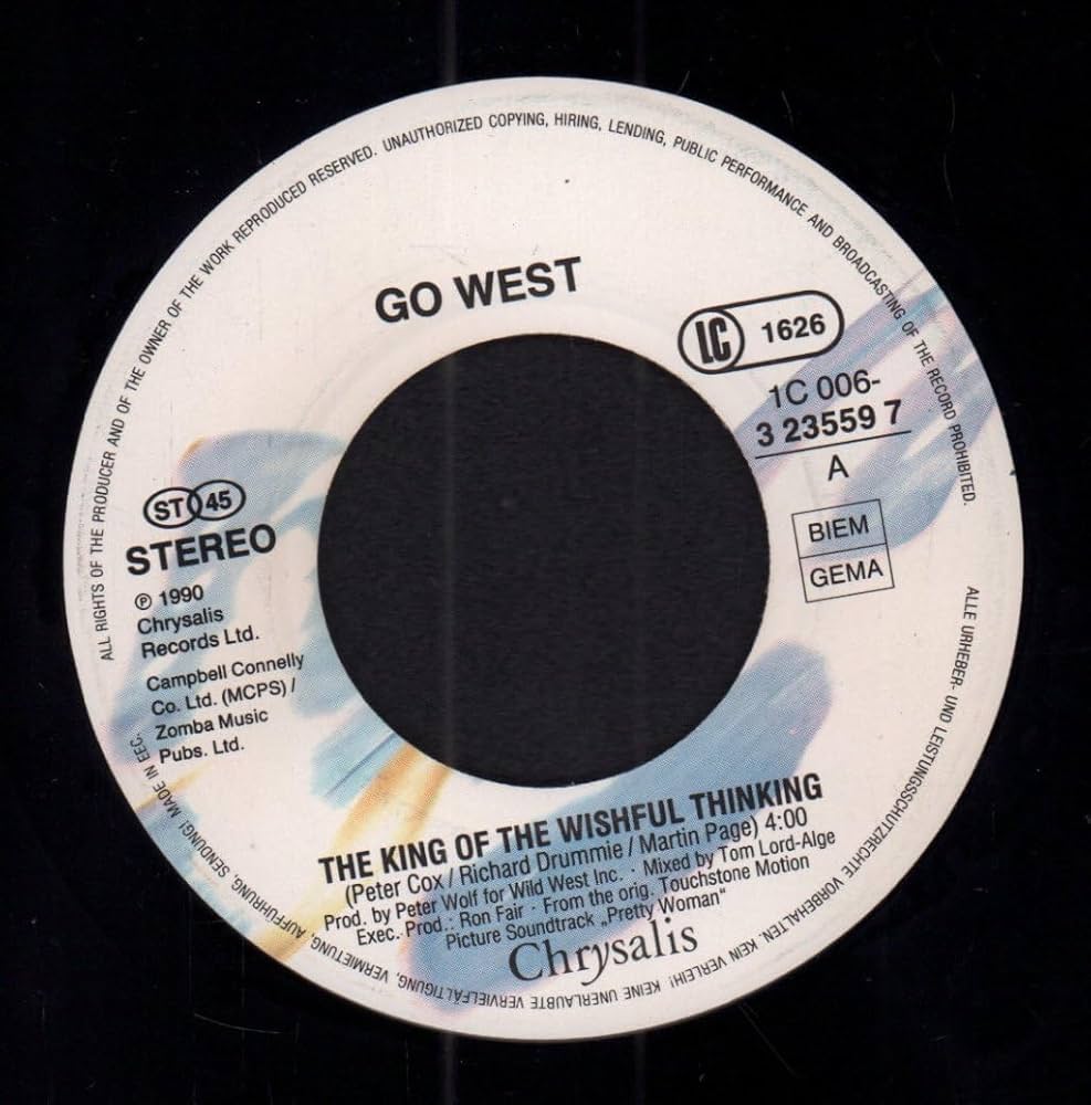 Amazon.co.jp: King of wishful thinking (1990) / Vinyl single